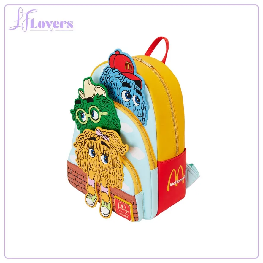 Loungefly Mcdonalds Triple Pocket Fry Guys Mini Backpack