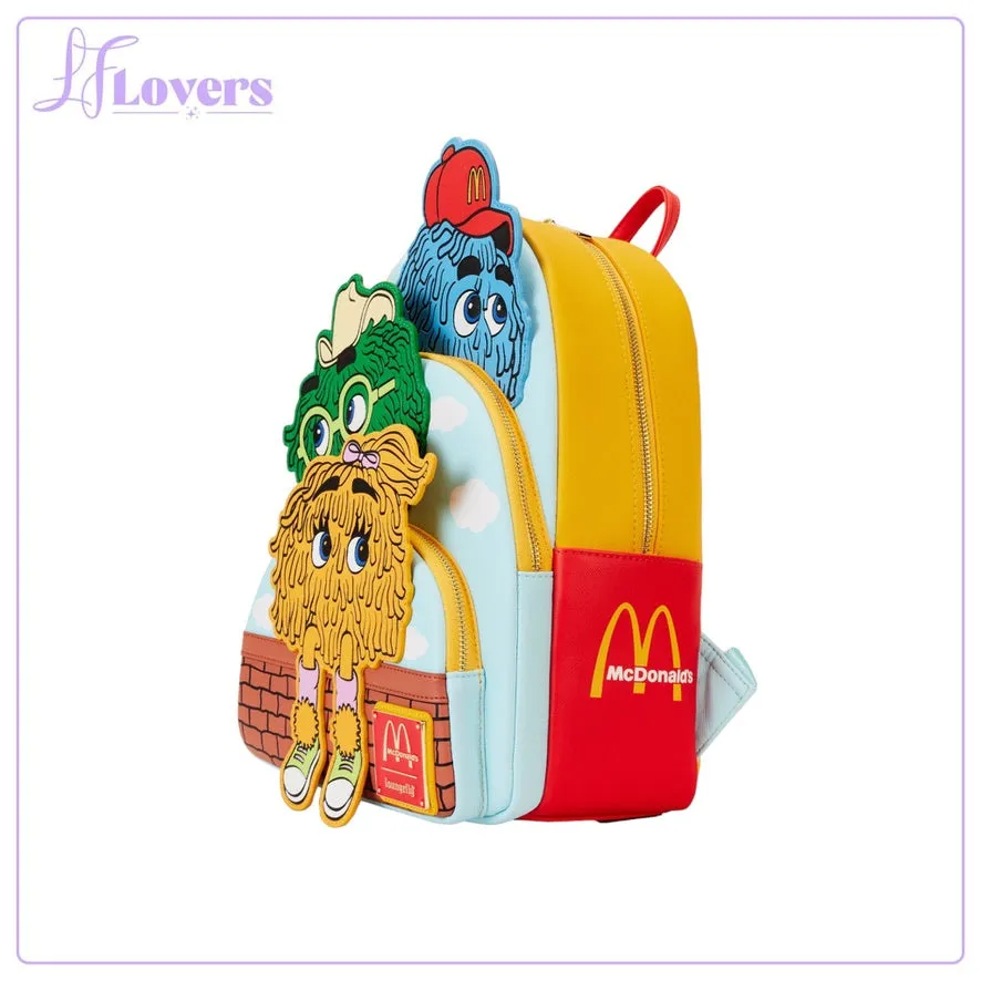 Loungefly Mcdonalds Triple Pocket Fry Guys Mini Backpack