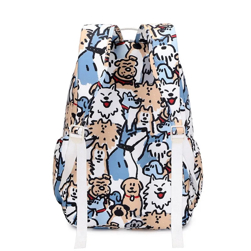 Lovely Cartoon Backpack Junior/High School Bag 15.6 inch Bookbag