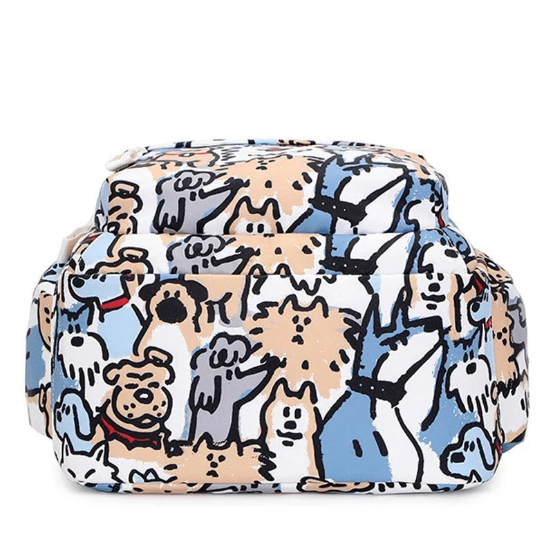 Lovely Cartoon Backpack Junior/High School Bag 15.6 inch Bookbag