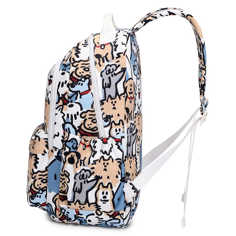 Lovely Cartoon Backpack Junior/High School Bag 15.6 inch Bookbag
