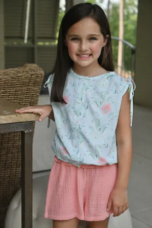 Maggie Top- Pastel Paisley