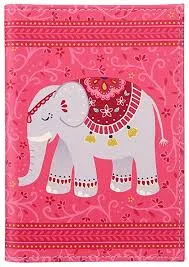 Mandala elephant passport holder wallet