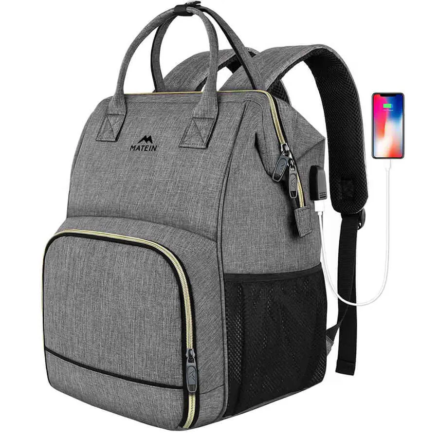Matein Lunch Box Laptop Backpack