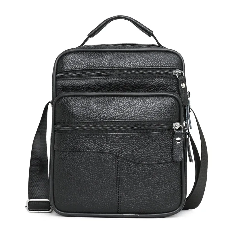 Men's Genuine Leather Handbags: Business Messenger Bags, Small Crossbody Bag for a Fashionable and Functional Handbag