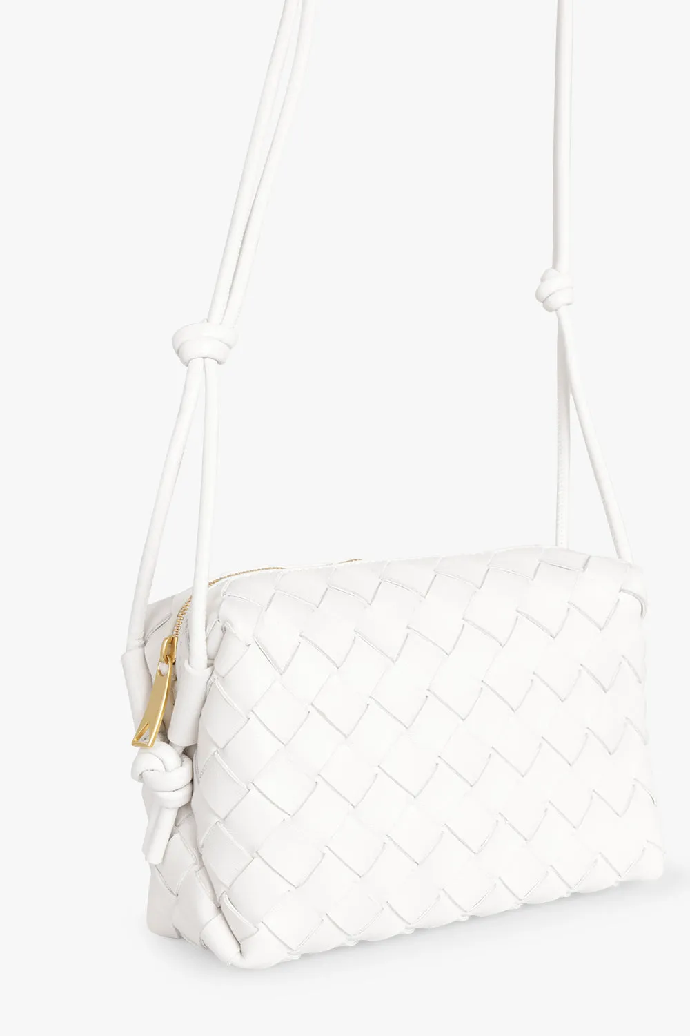 Mini Loop Camera Bag | White/Gold