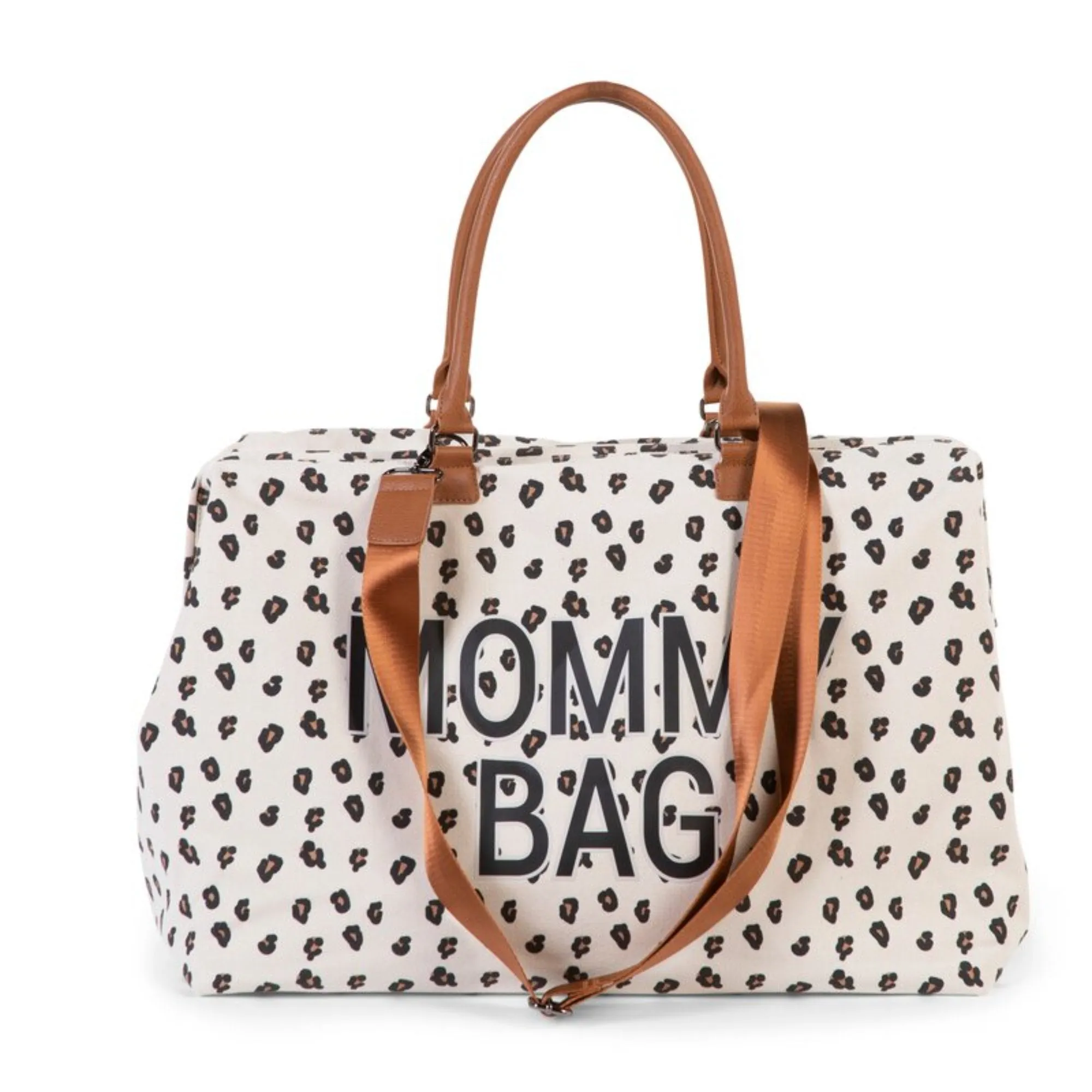Mommy  Big Tote Bag with changing mat - LEOPARD