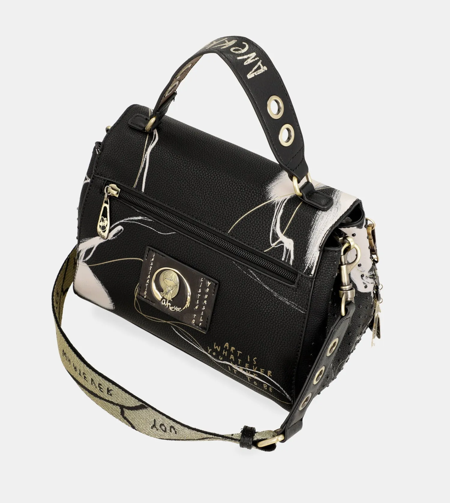 Nature Shodō black flap bag