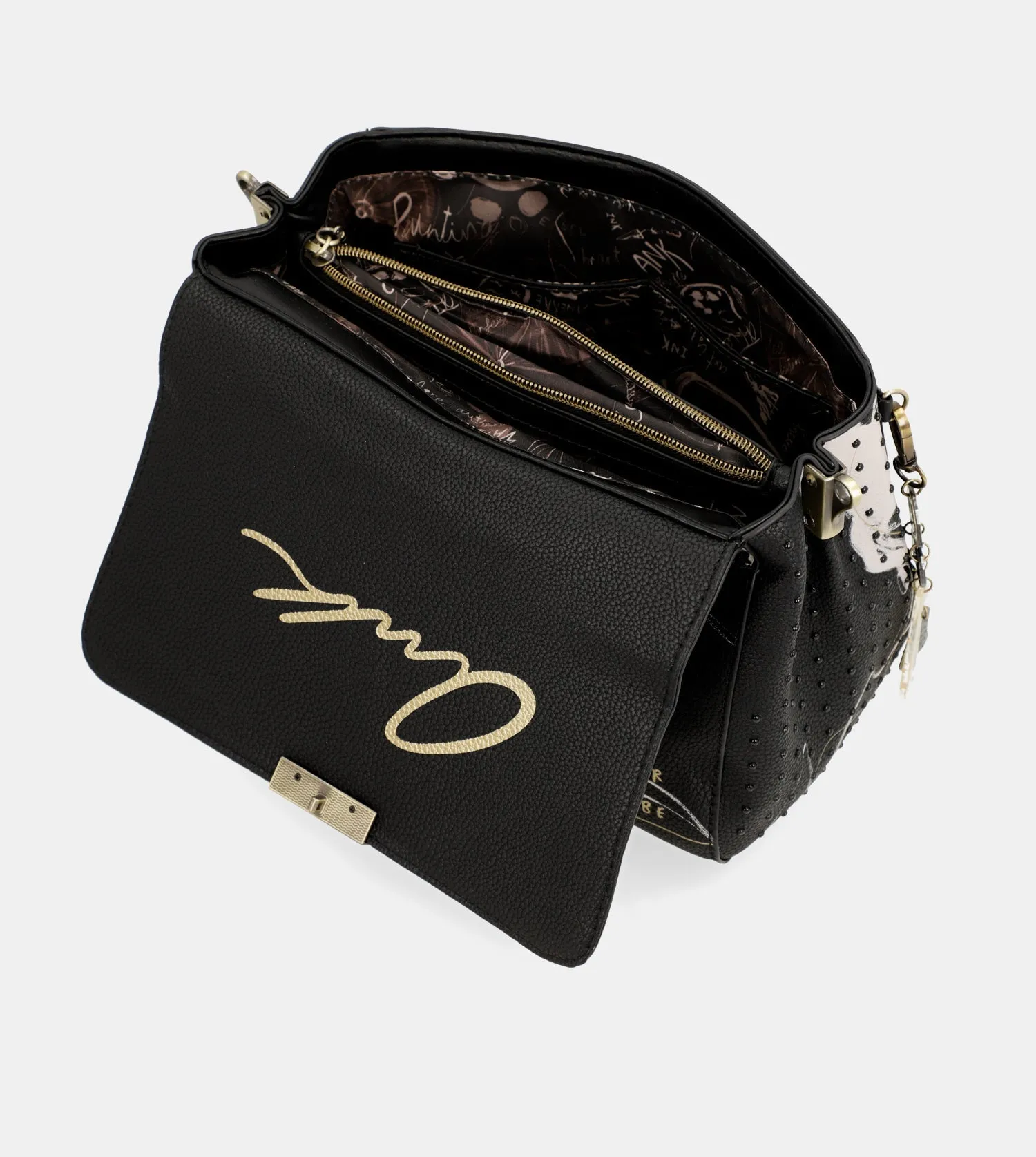 Nature Shodō black flap bag
