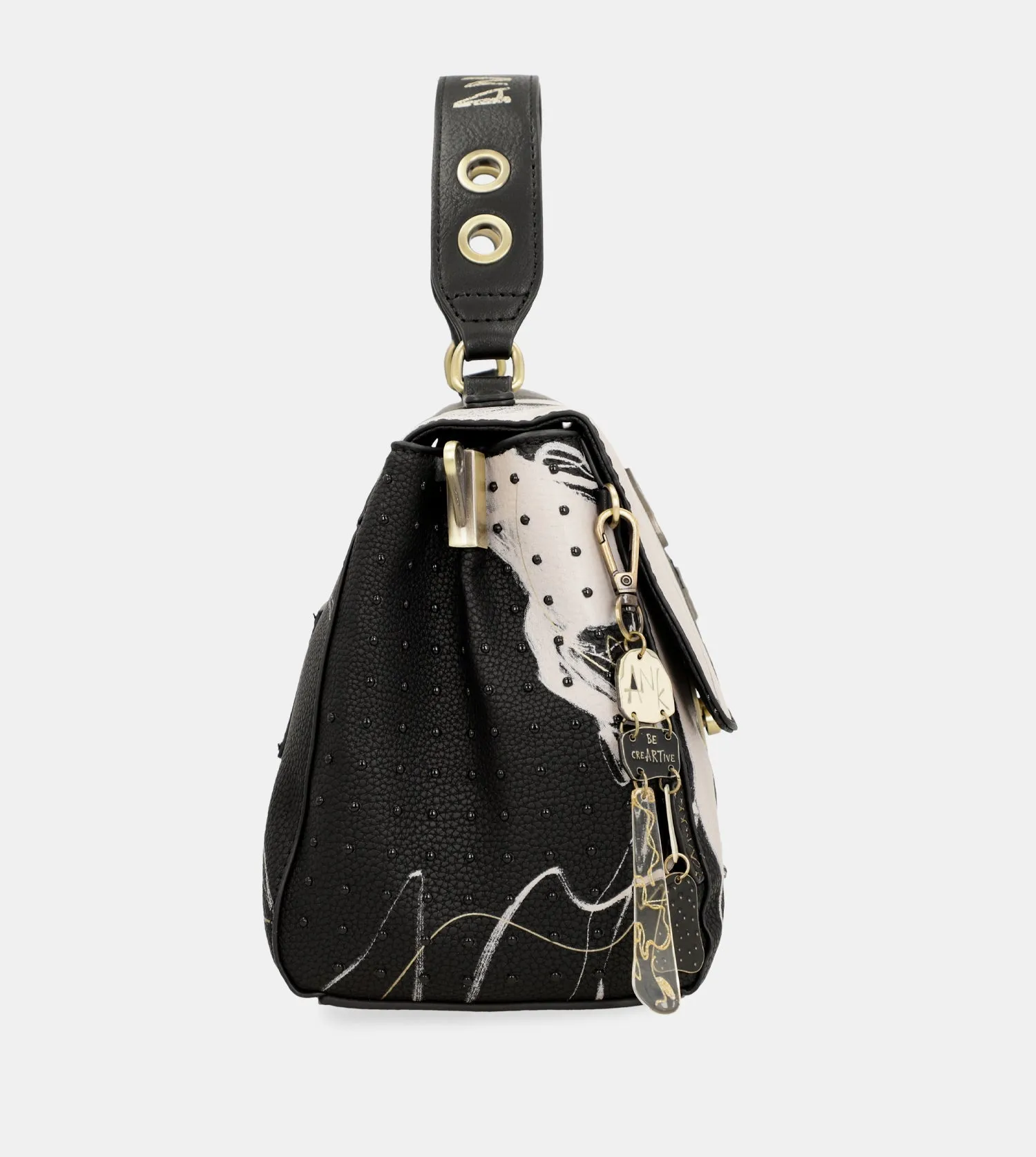 Nature Shodō black flap bag