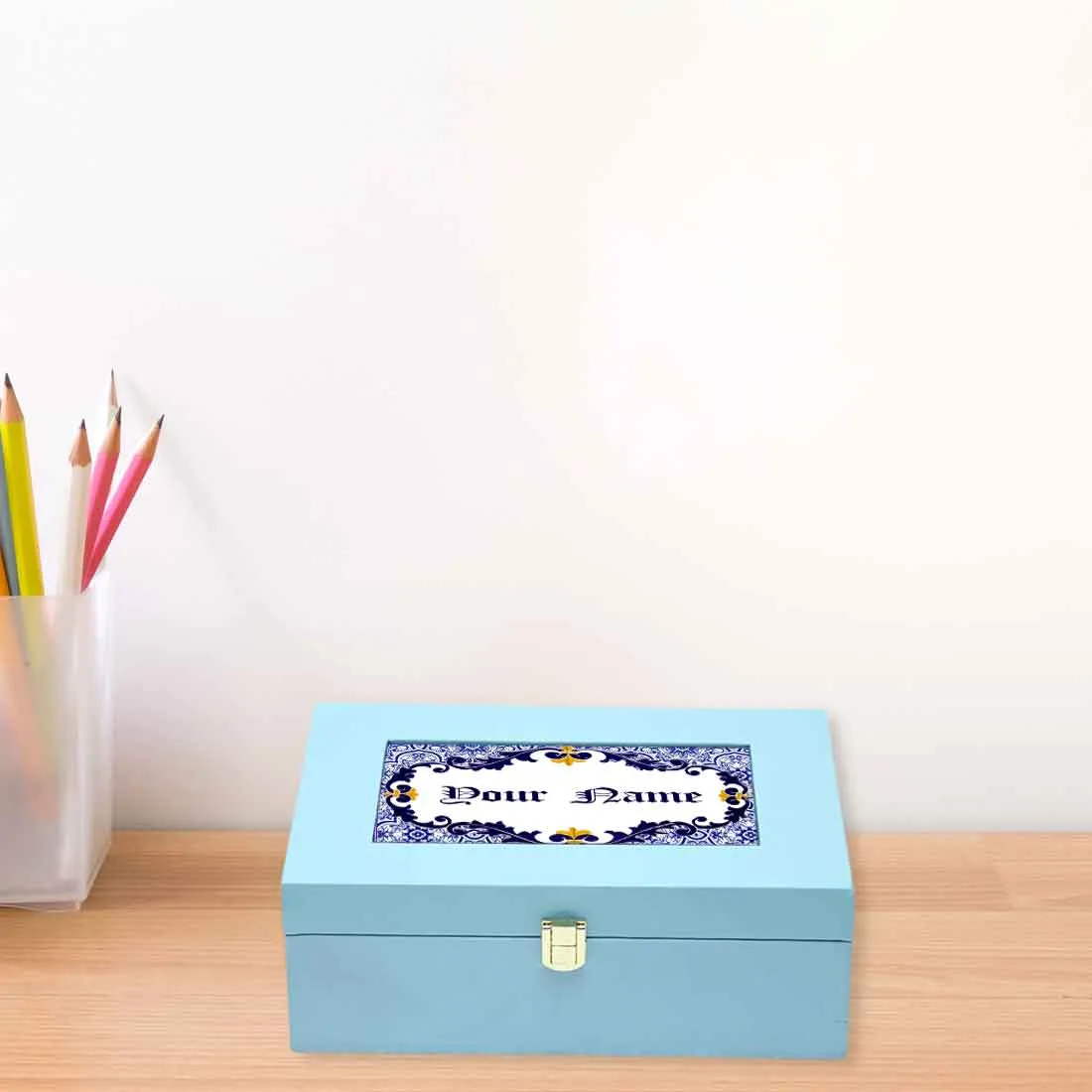 Personalised Box for Women and Men Vegan Leather - GOA