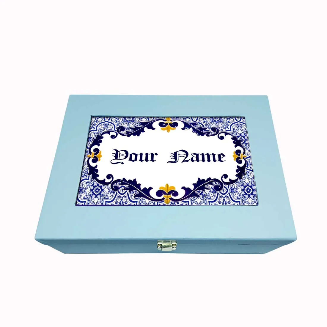Personalised Box for Women and Men Vegan Leather - GOA