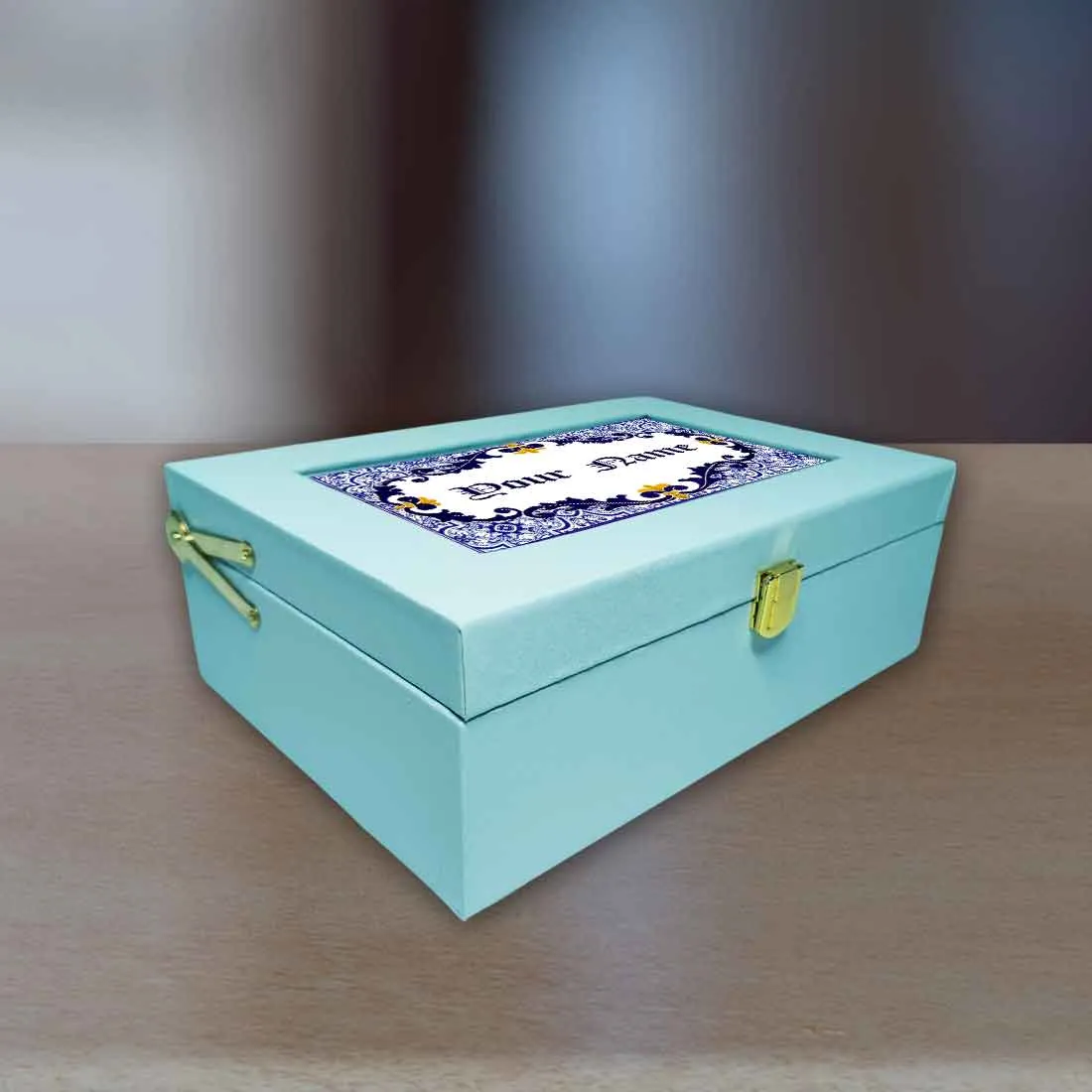 Personalised Box for Women and Men Vegan Leather - GOA