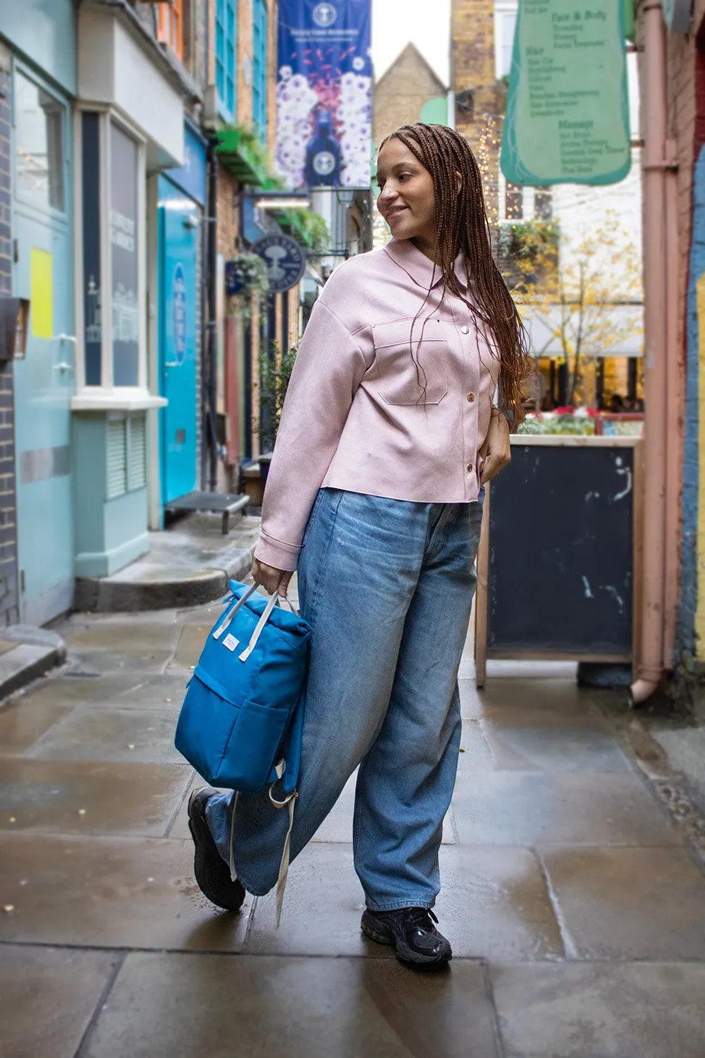 Petrol Blue | Hackney Backpack | Medium