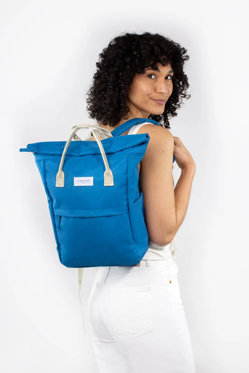 Petrol Blue | Hackney Backpack | Medium