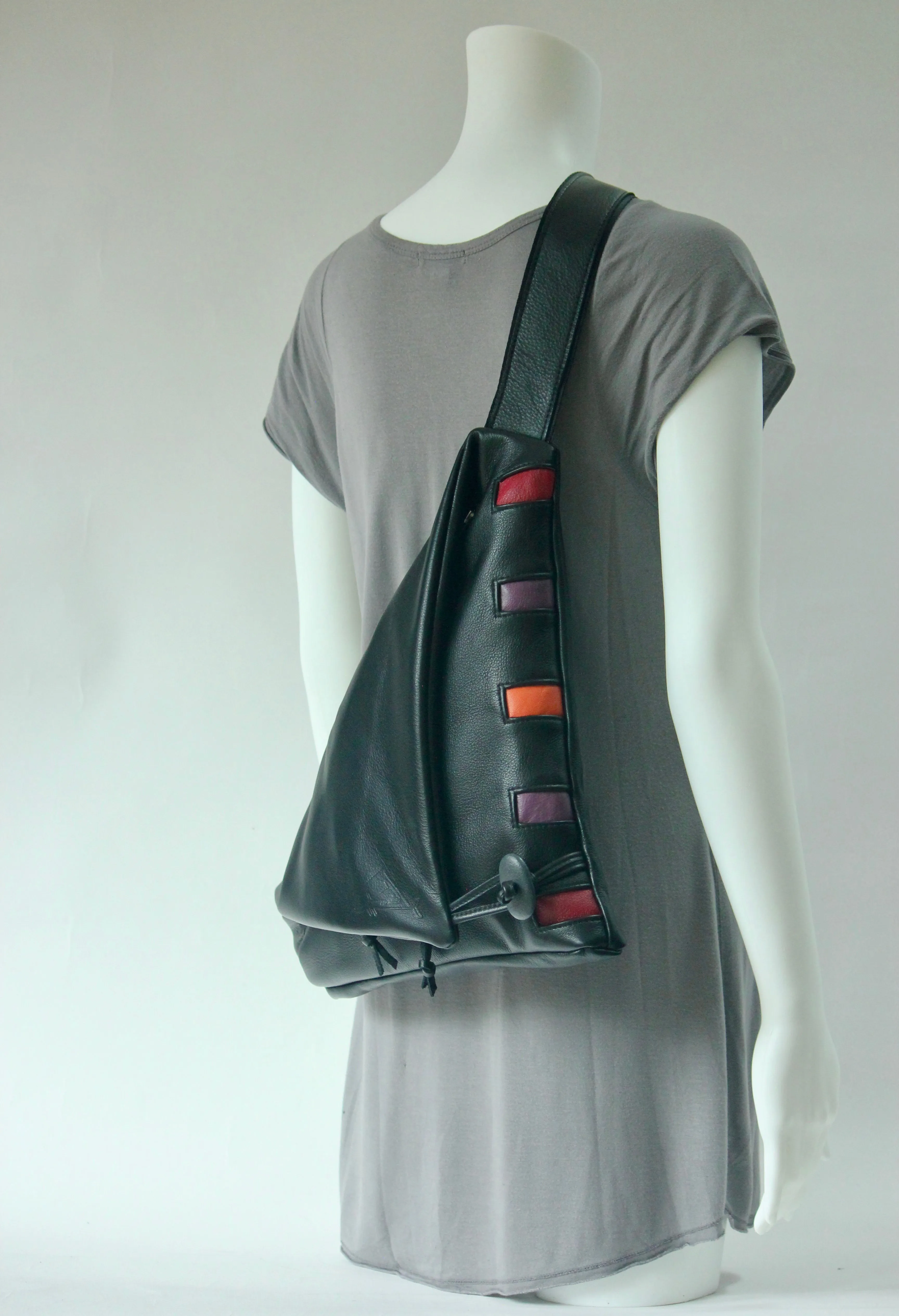 Piano Body Fold - Reversible Crossbody Messenger Bag