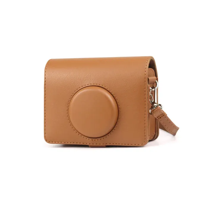 Pikxi Fujifilm Instax Mini Evo Portrait & Landscape PU Leather Camera Case Style Sling Bag