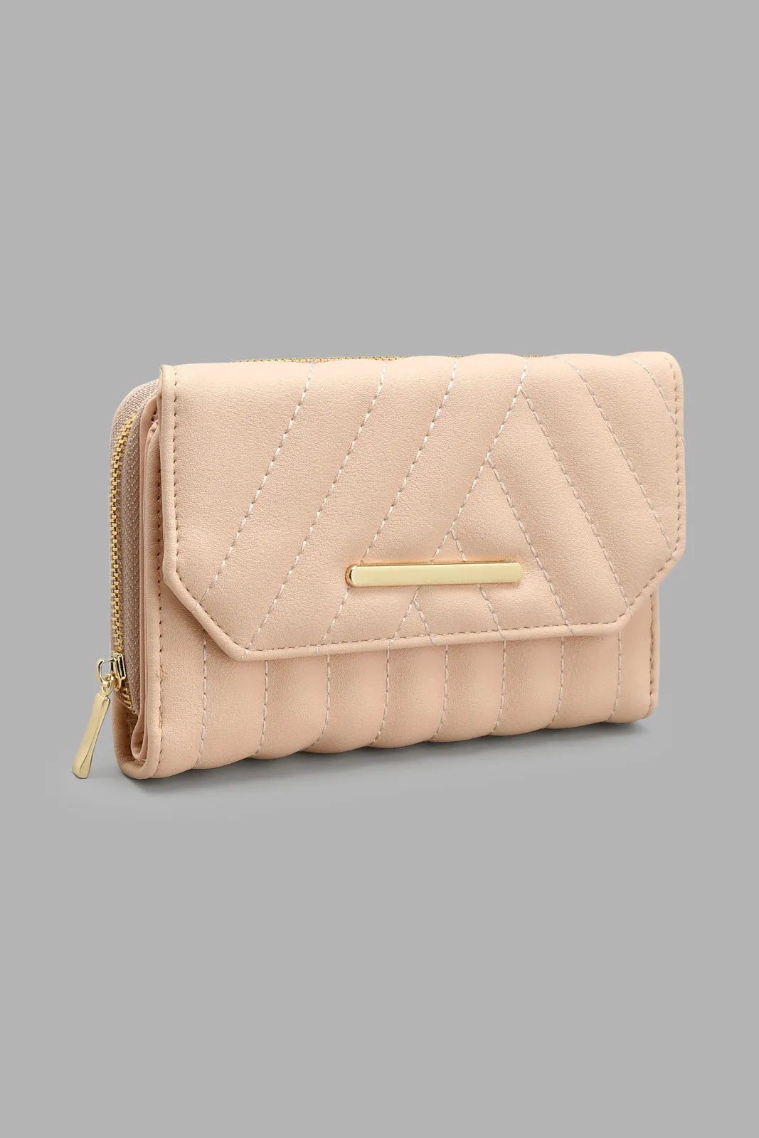 Pink Quilted Wallet