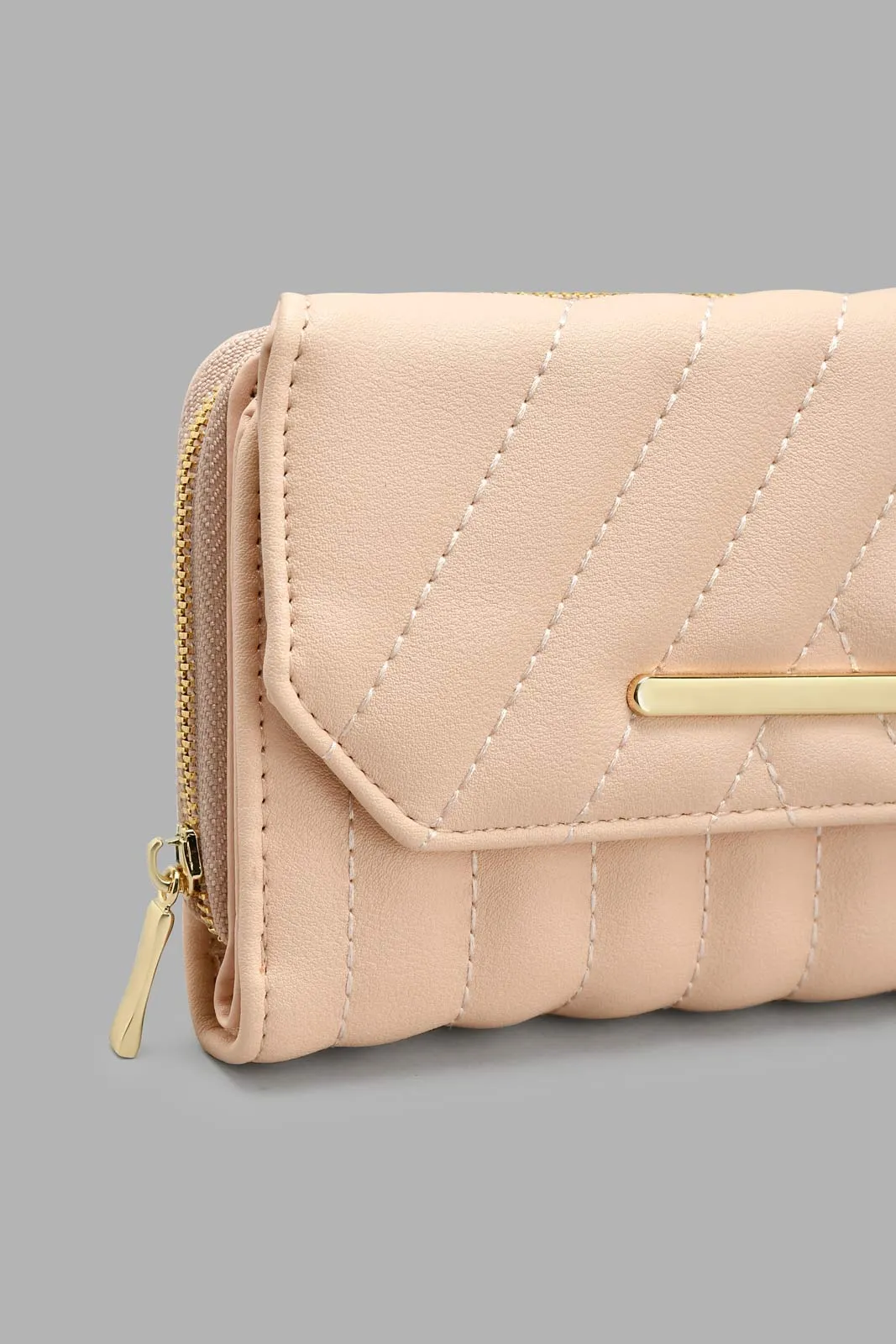 Pink Quilted Wallet