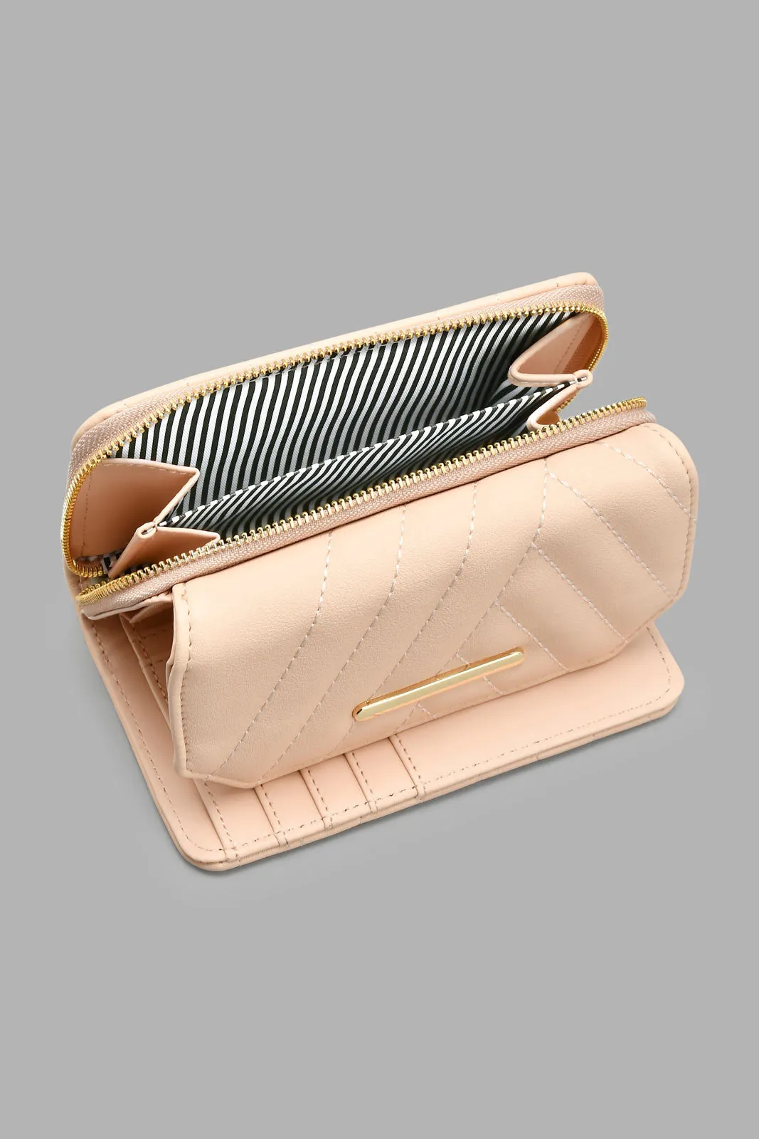 Pink Quilted Wallet