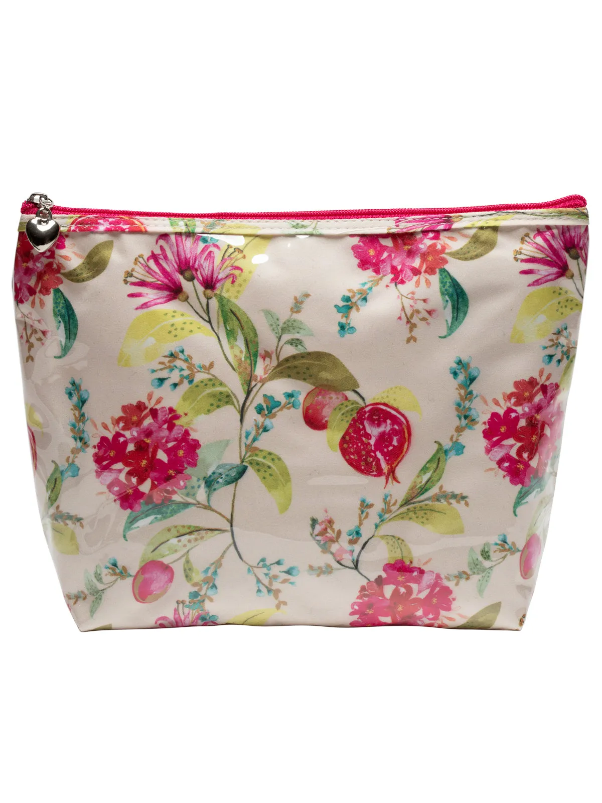 Pomegranate Cosmetic Bag Bundle, (Sm, Md, Lg)