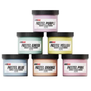 Rapid Cure Pastel Screen Printing Plastisol Ink Kit