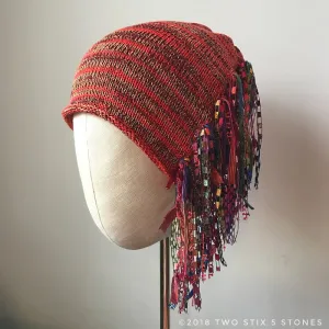 Red Tweed *Funky Chic Hat* (FCNA26)