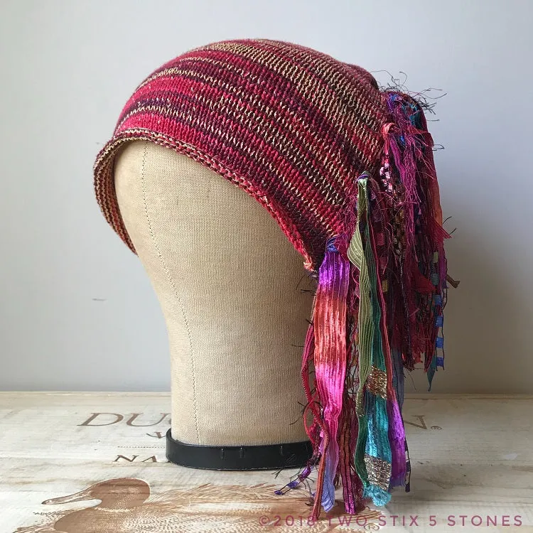 Red Tweed *Funky Chic Hat*