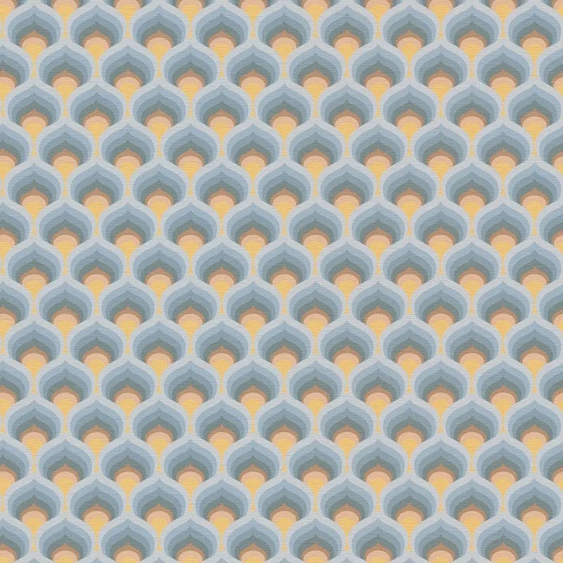 Retro Chic Flame Wallpaper