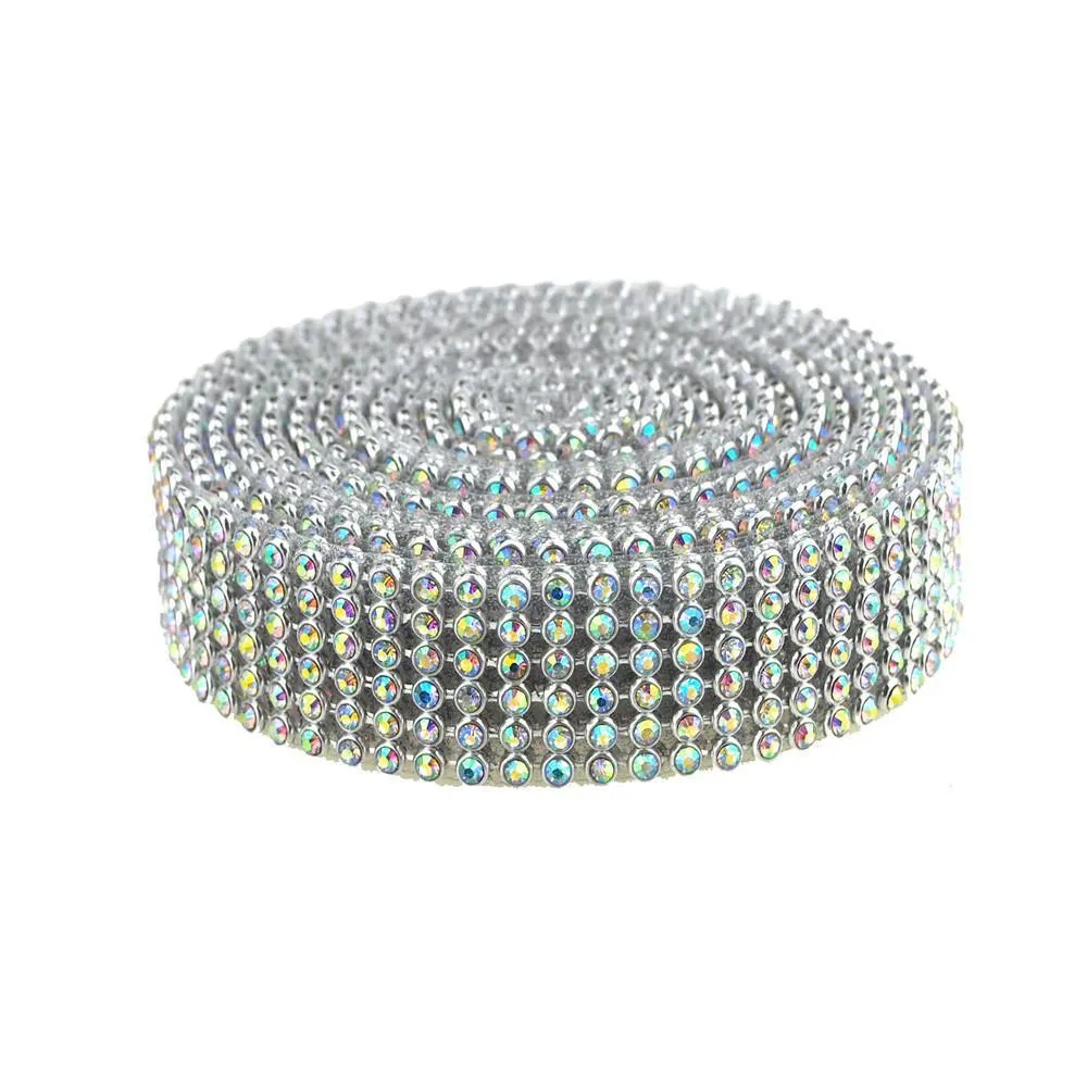 Rhinestone Ribbon Craft Trim, 2 Yards