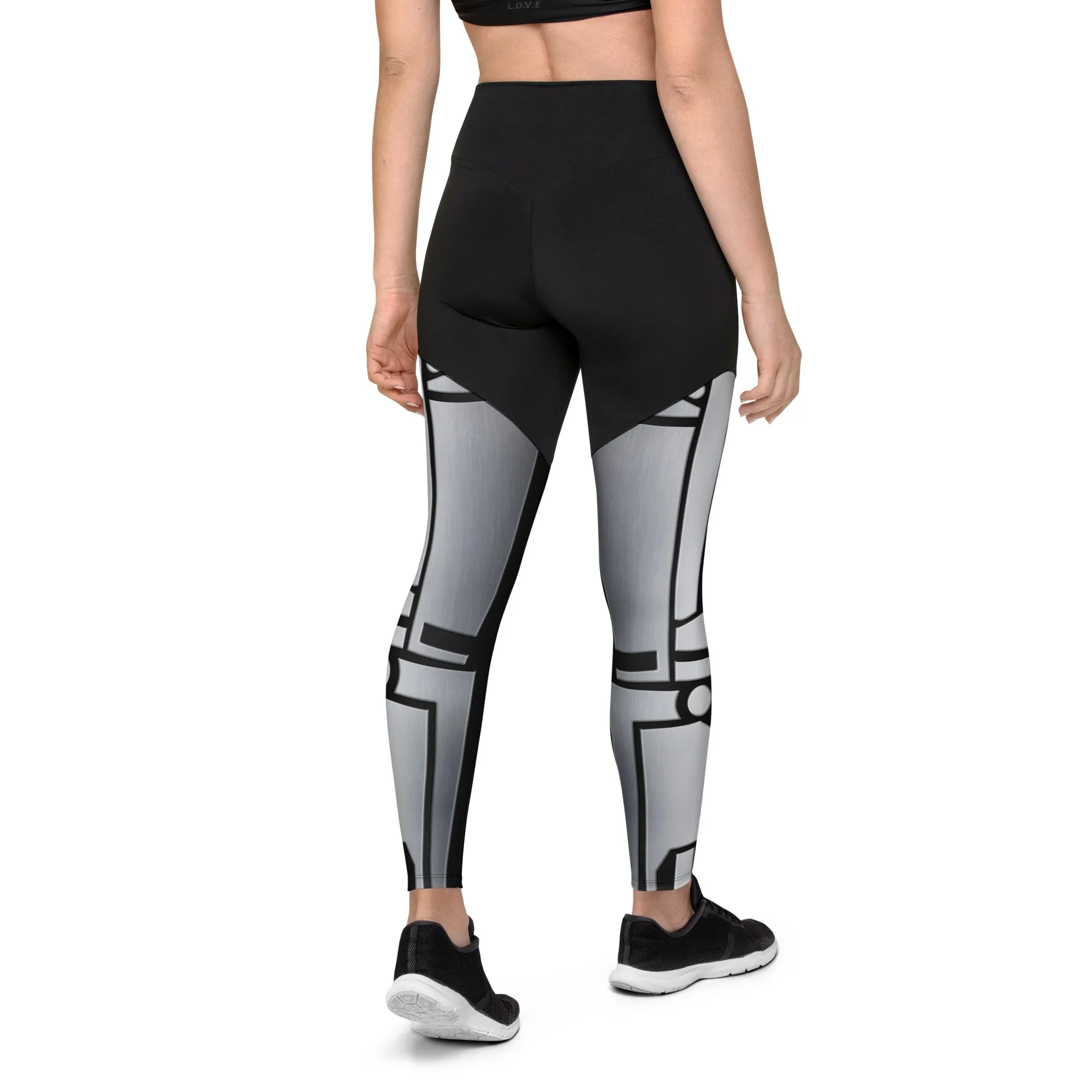 Robo Chic Armor Compression Leggings