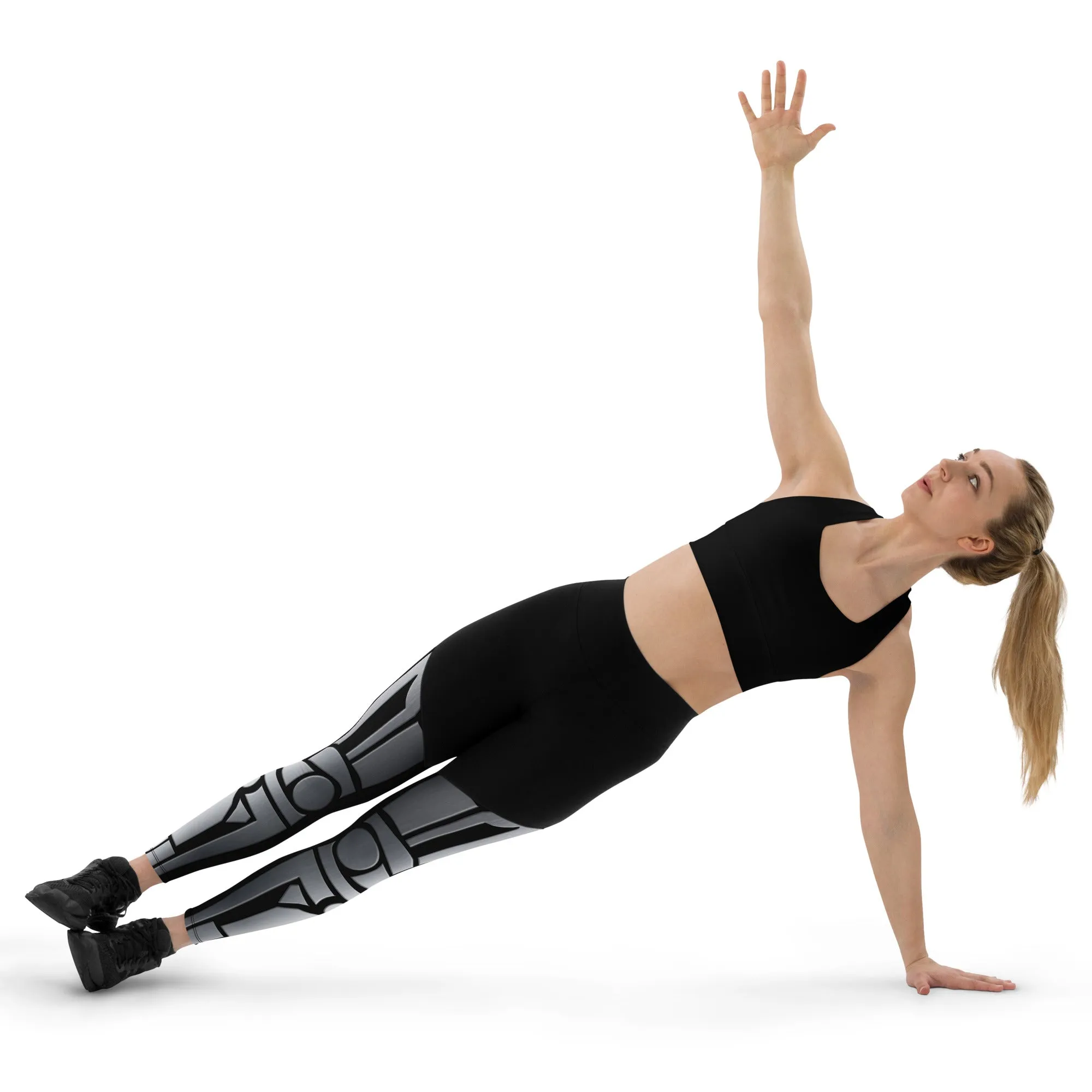 Robo Chic Armor Compression Leggings