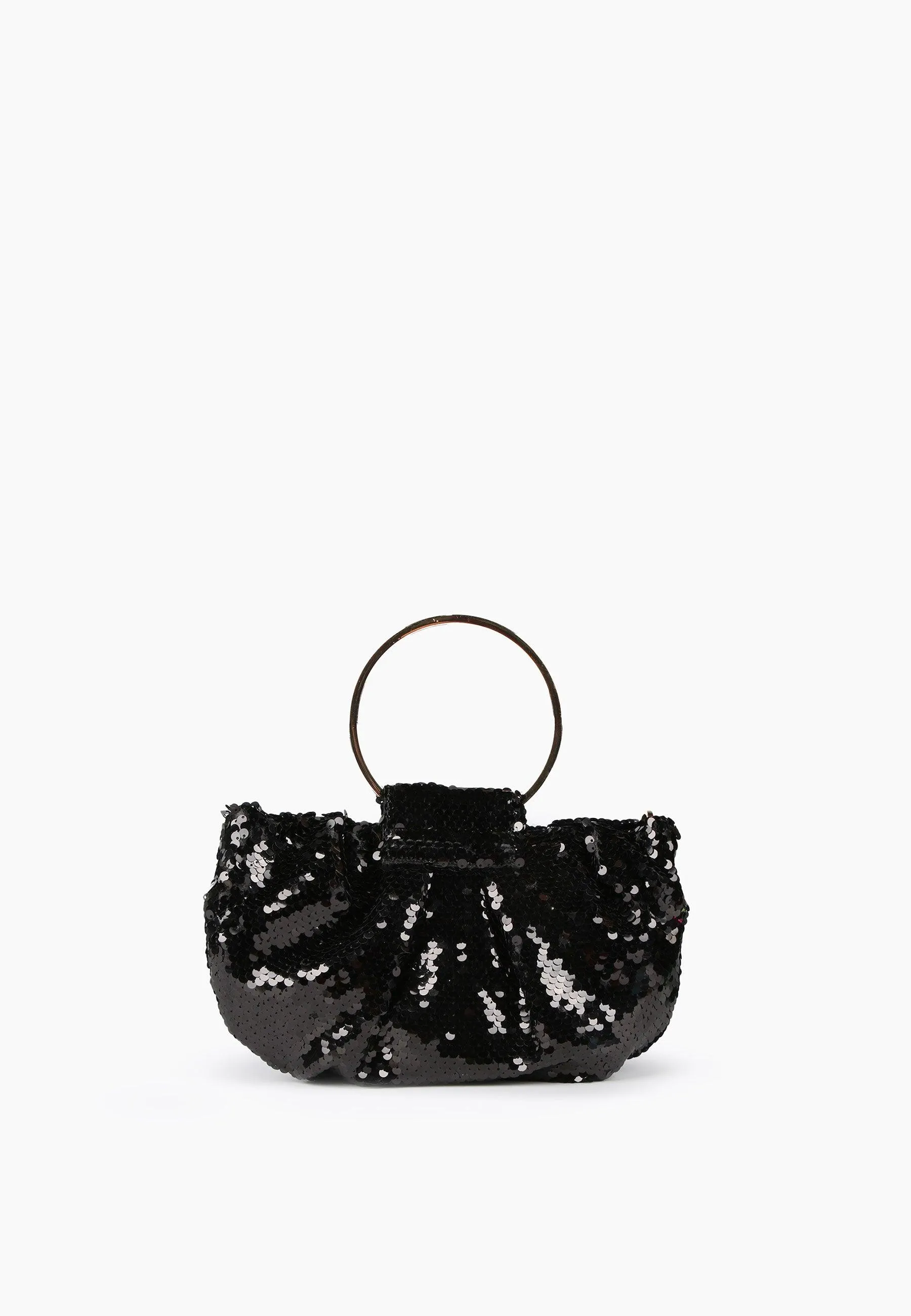 Sequinned evening bag