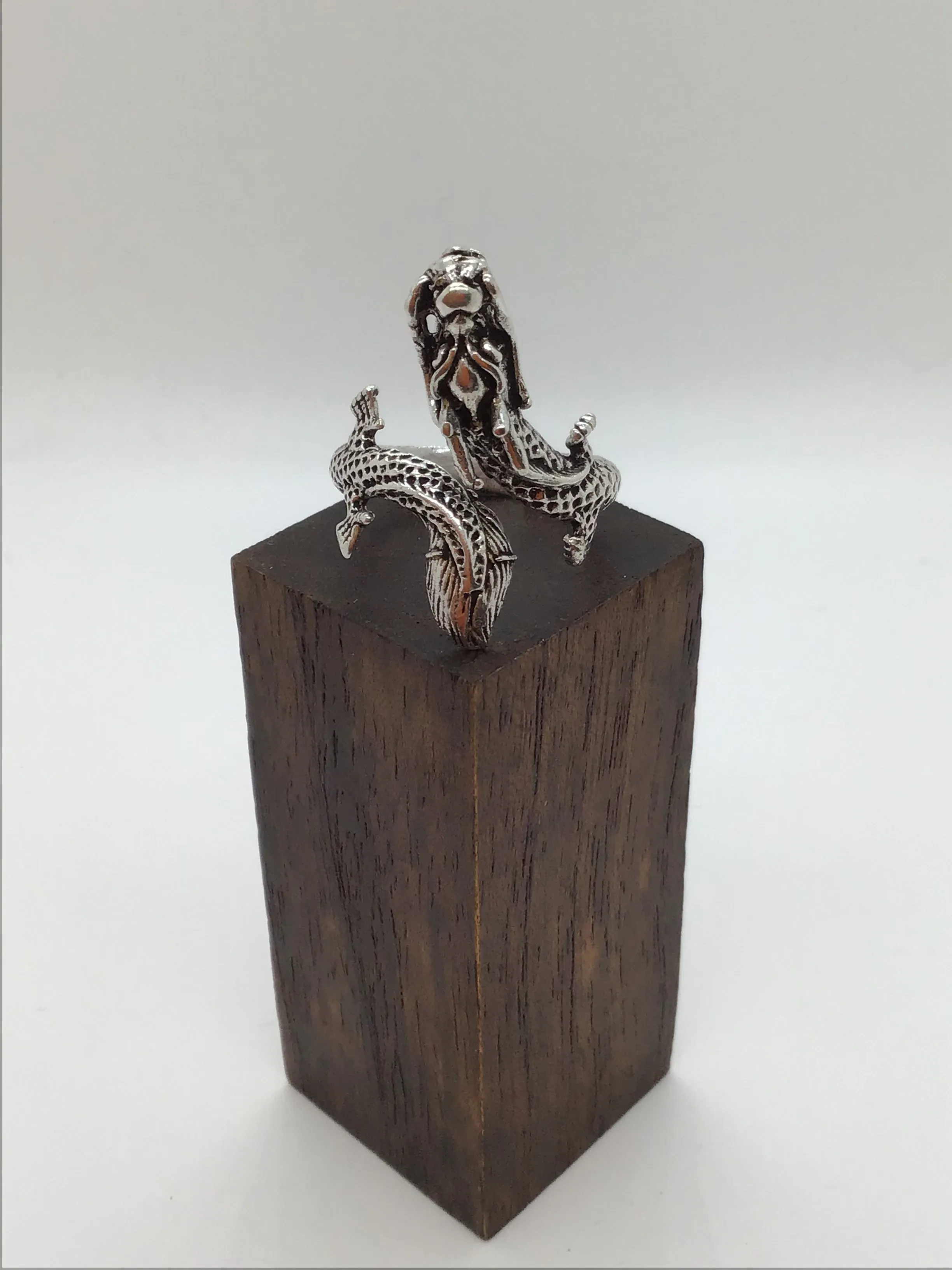 Sign of the dragon: Brass or Silver Plated Brass