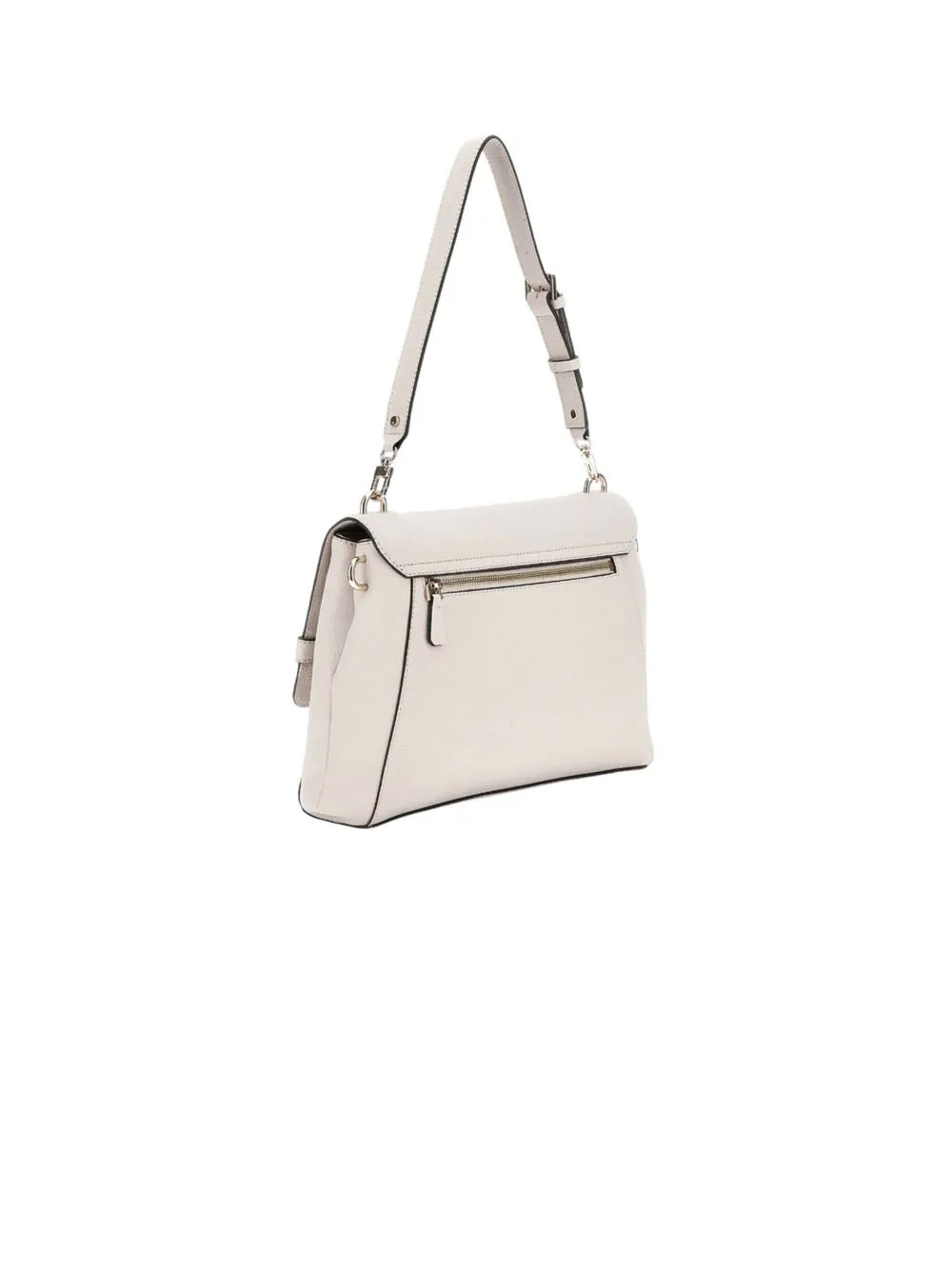 Silvye Flap Shoulder Bag - Stone