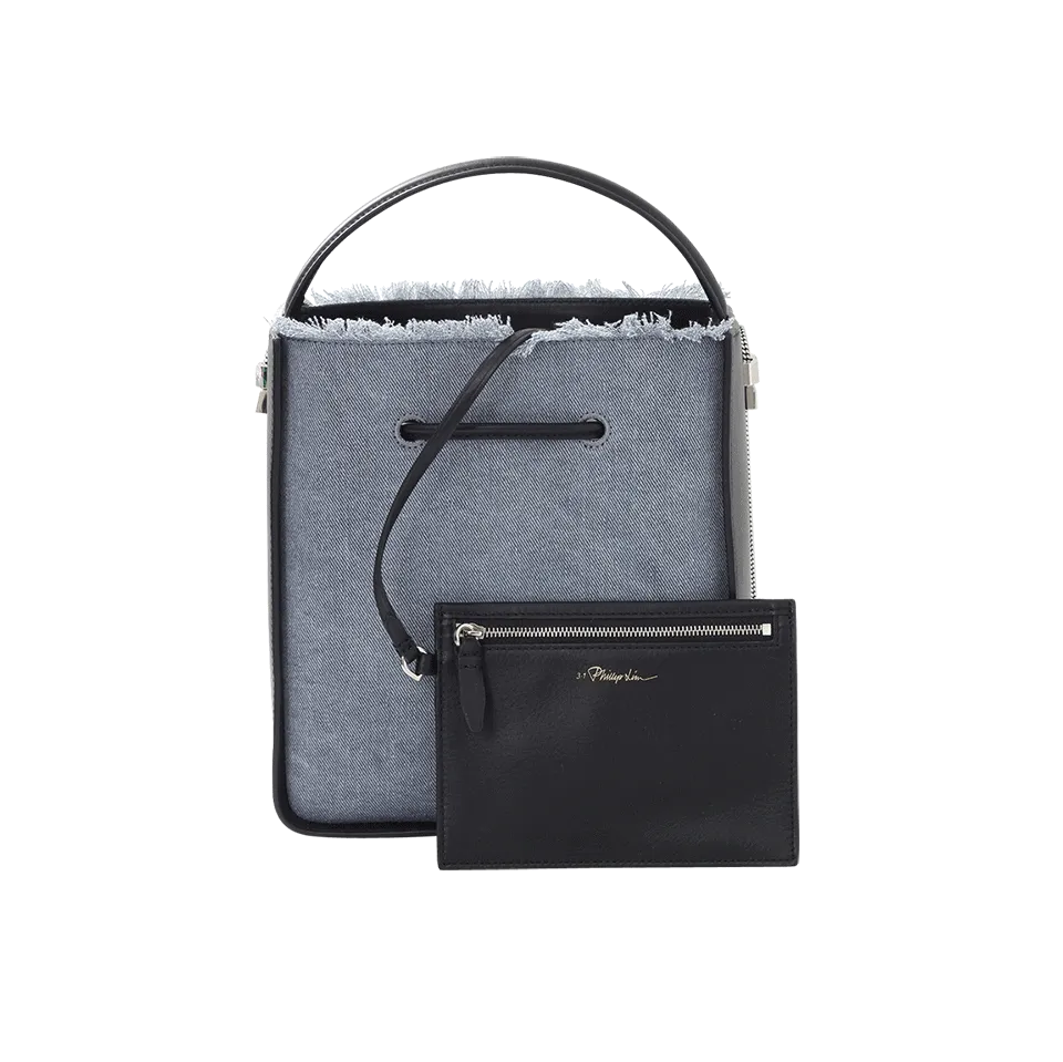 Soleil Denim Bucket Bag
