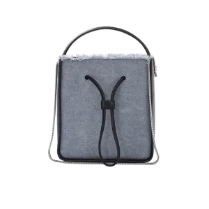 Soleil Denim Bucket Bag