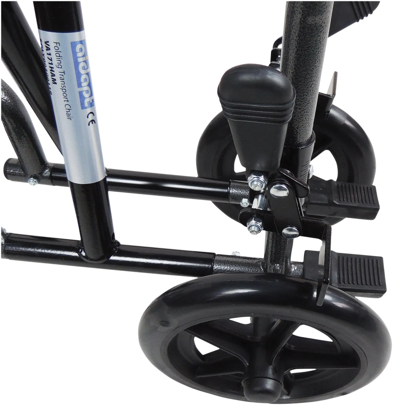 Steel Compact Transport Wheelchair