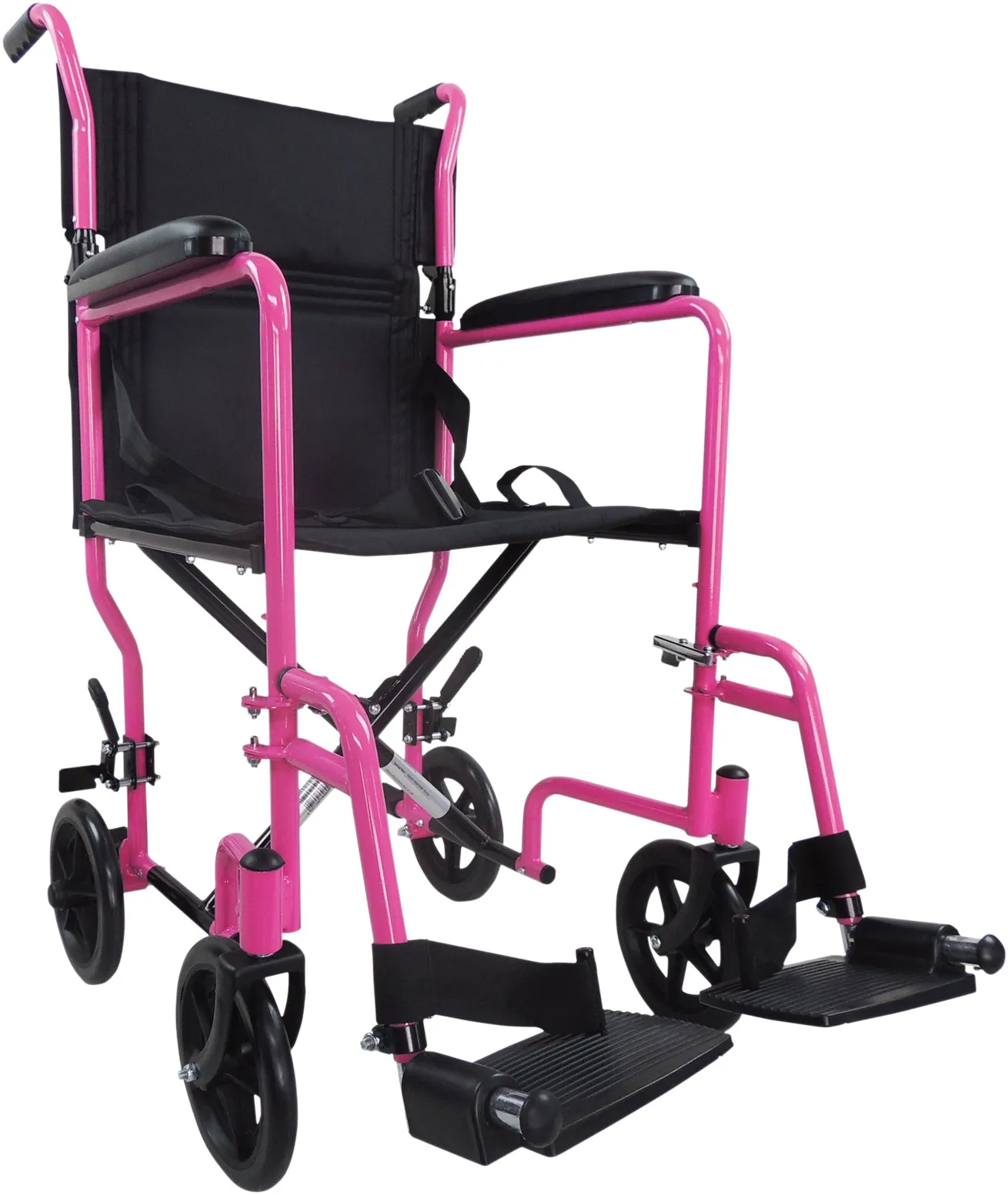 Steel Compact Transport Wheelchair