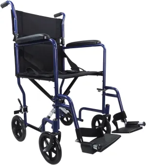Steel Compact Transport Wheelchair