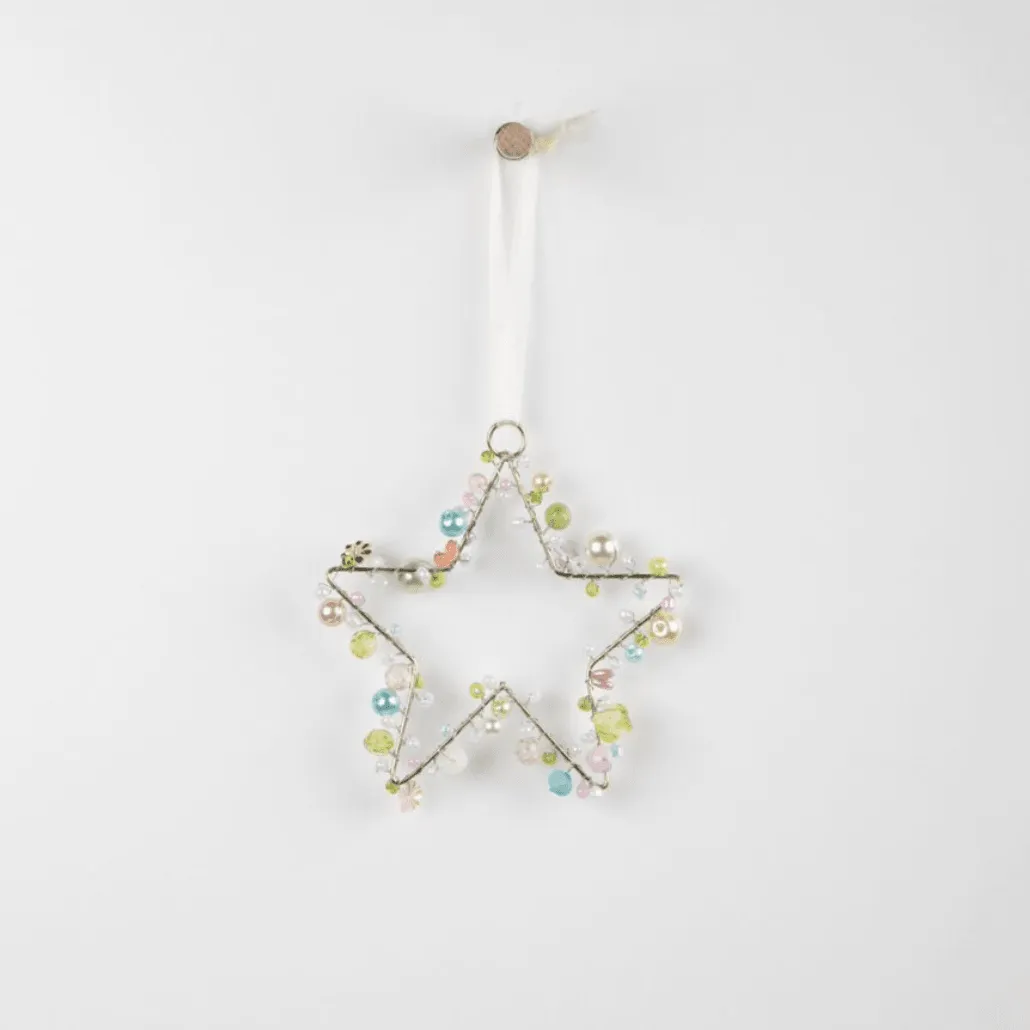 Storybook Hanging Beaded Star
