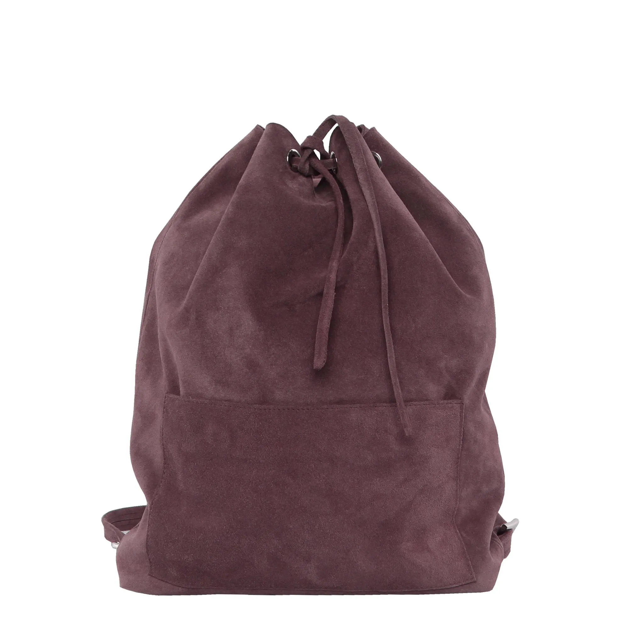 SUEDE BACKPACK MARSALA
