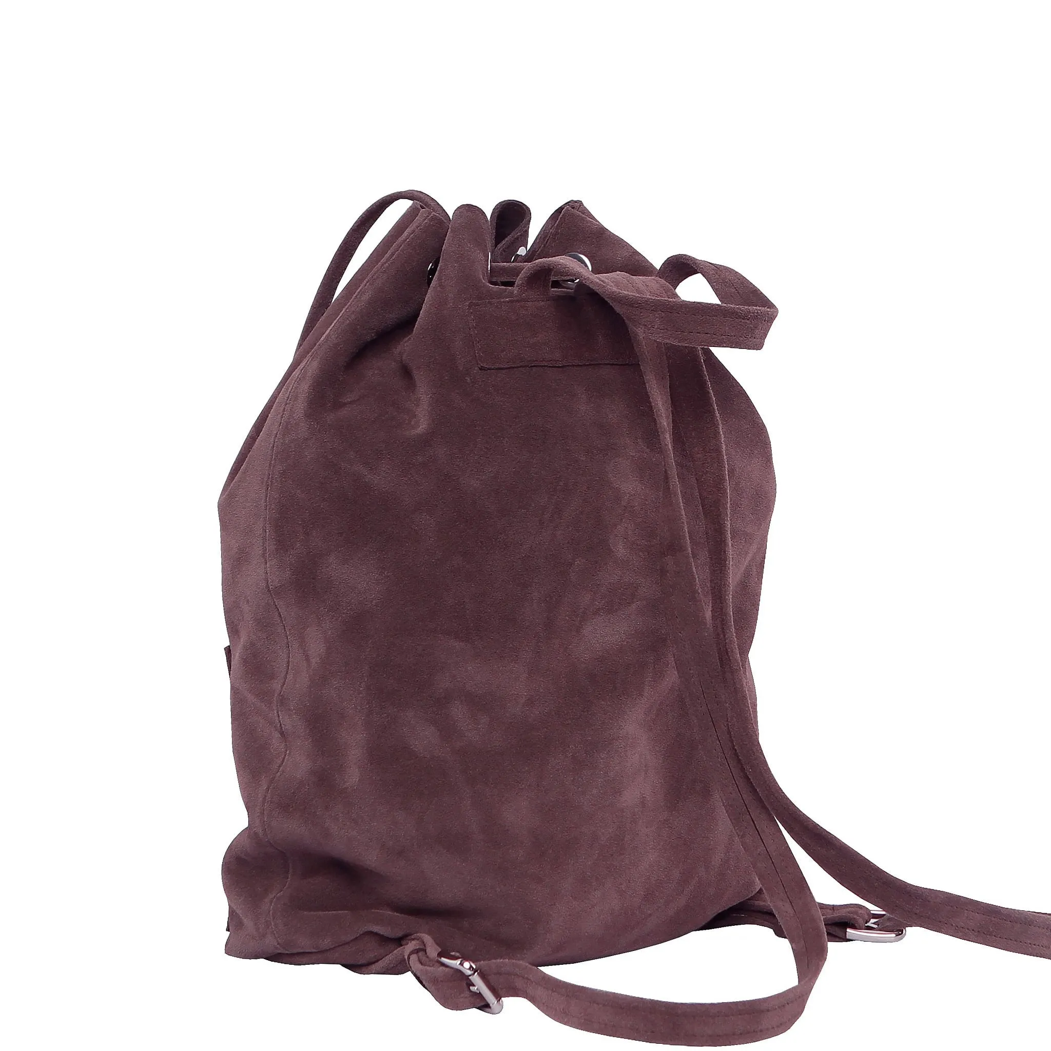 SUEDE BACKPACK MARSALA