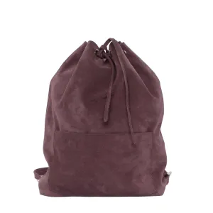 SUEDE BACKPACK MARSALA