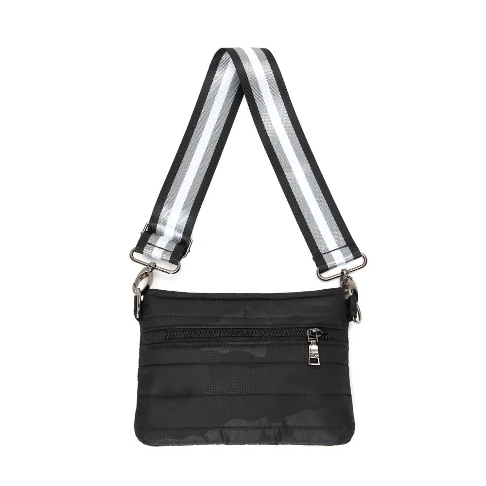 Think Royln Bum Bag Crossbody in Black Camo