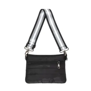 Think Royln Bum Bag Crossbody in Black Camo