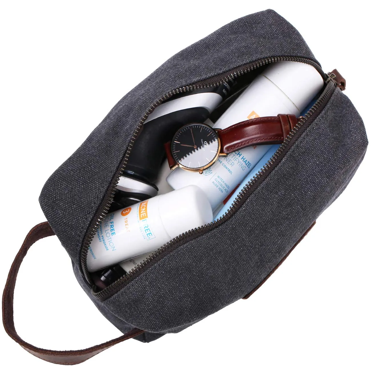 Toiletry Bag for Men Women Waterproof Portable Shaving Dopp Kit Cosmetic Makeup Organizer Pouch Bag Travel Accessories Bag