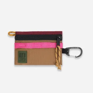 TOPO DESIGNS - ACCESSORY BAG MOUNTAIN  - BURGUNDY/DK KHAKI