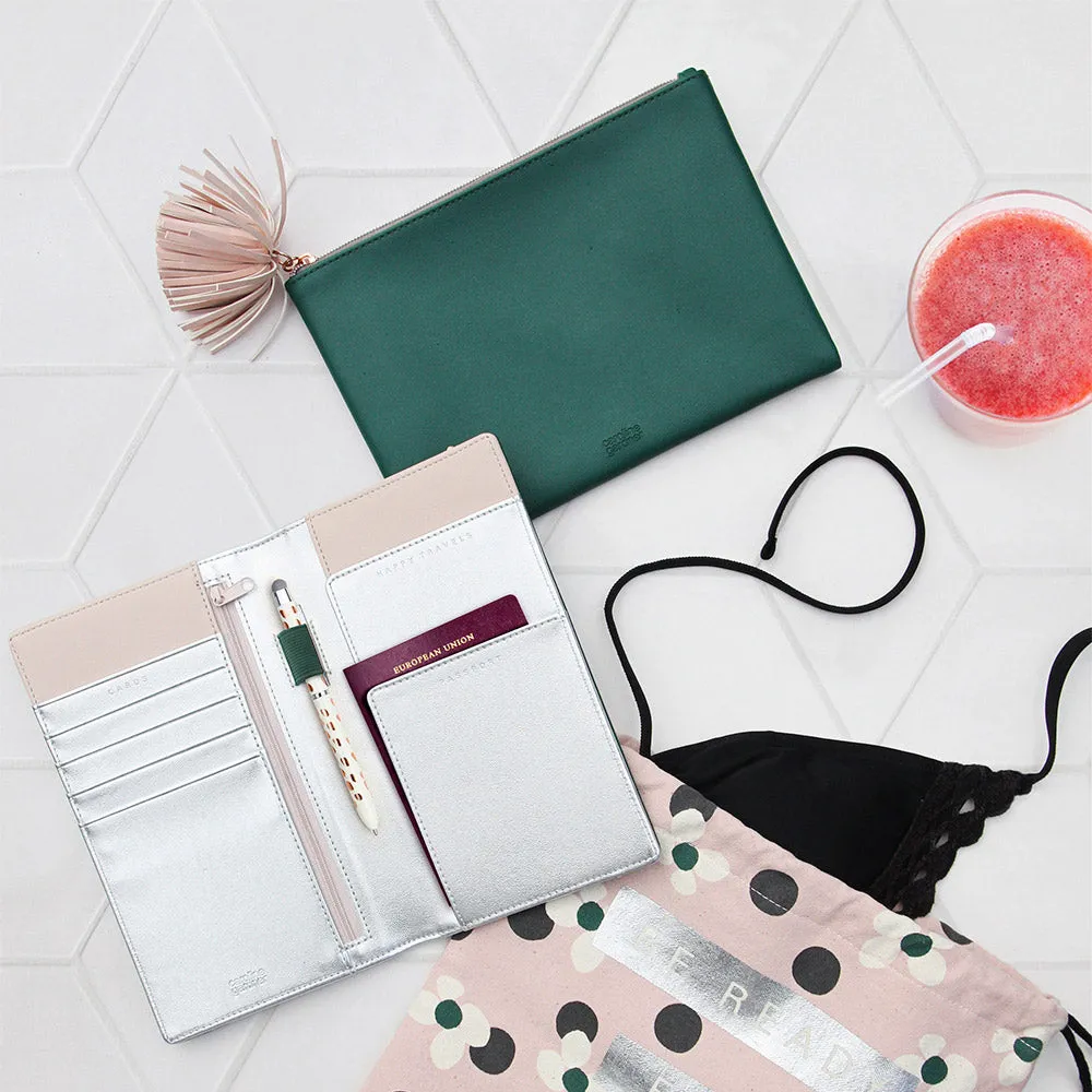 Travel Wallet Green