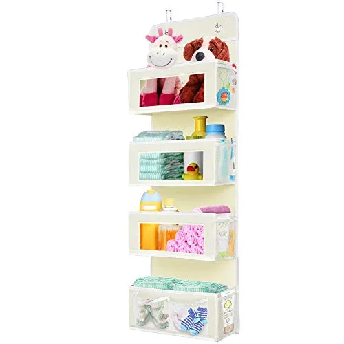 ULG Over Door Hanging Organizer with 4 Pockets